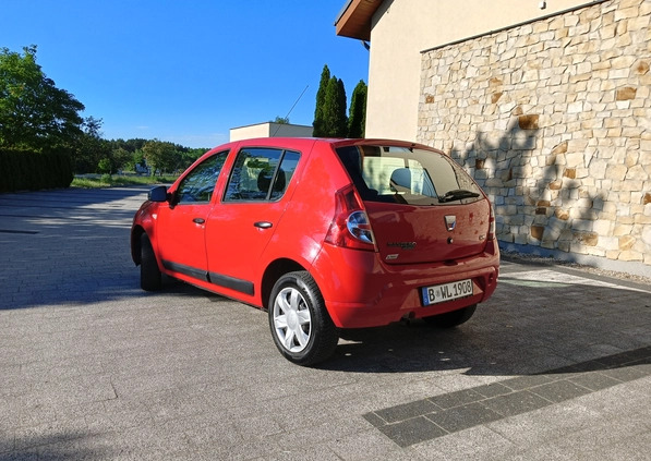 Dacia Sandero cena 8600 przebieg: 156000, rok produkcji 2009 z Szczawno-Zdrój małe 92